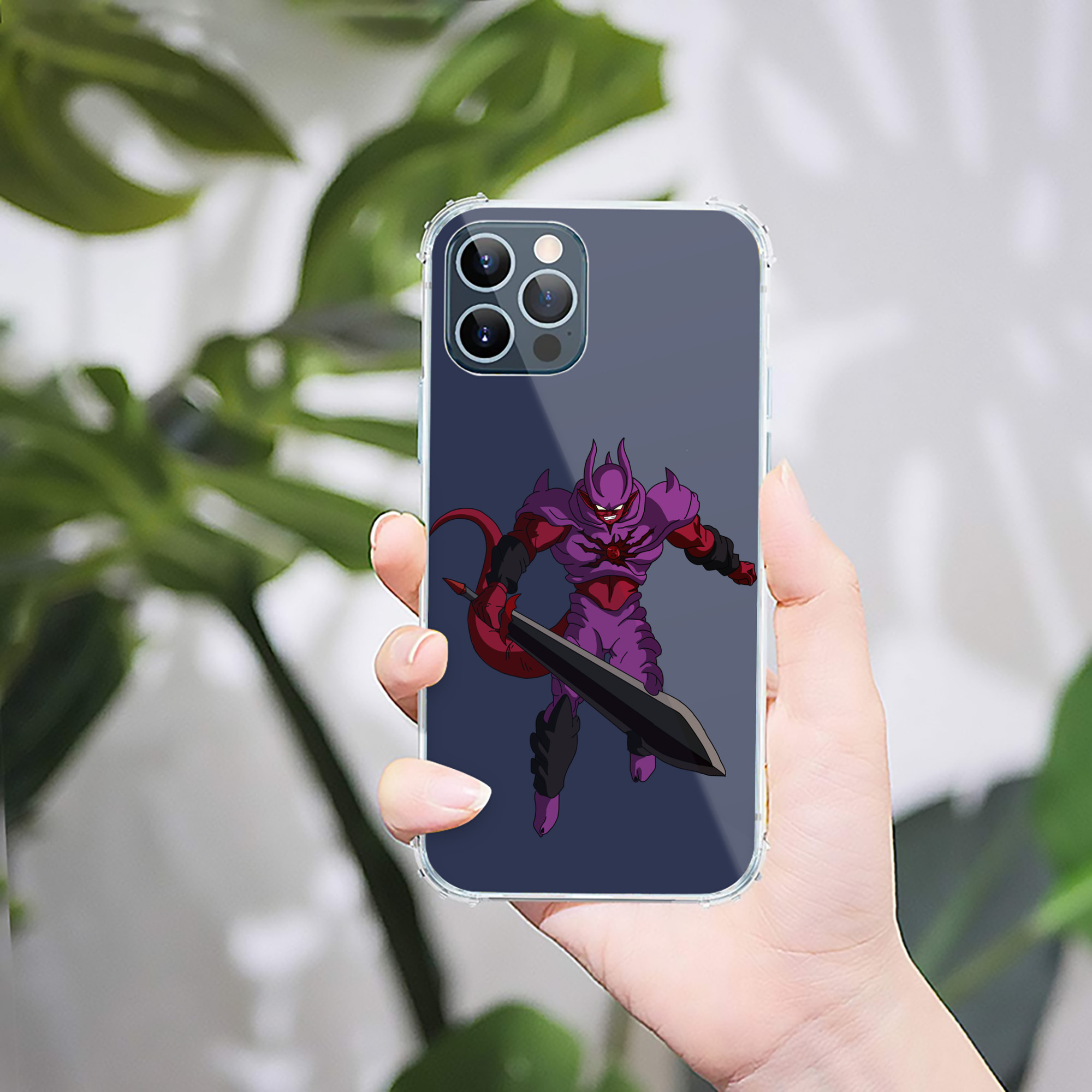（画像用） ドラゴンボール ジャネンバ DRAGON BALL Janemba 【iPhone 12シリーズ対応】透明スマホケース（クリアソフトケース）